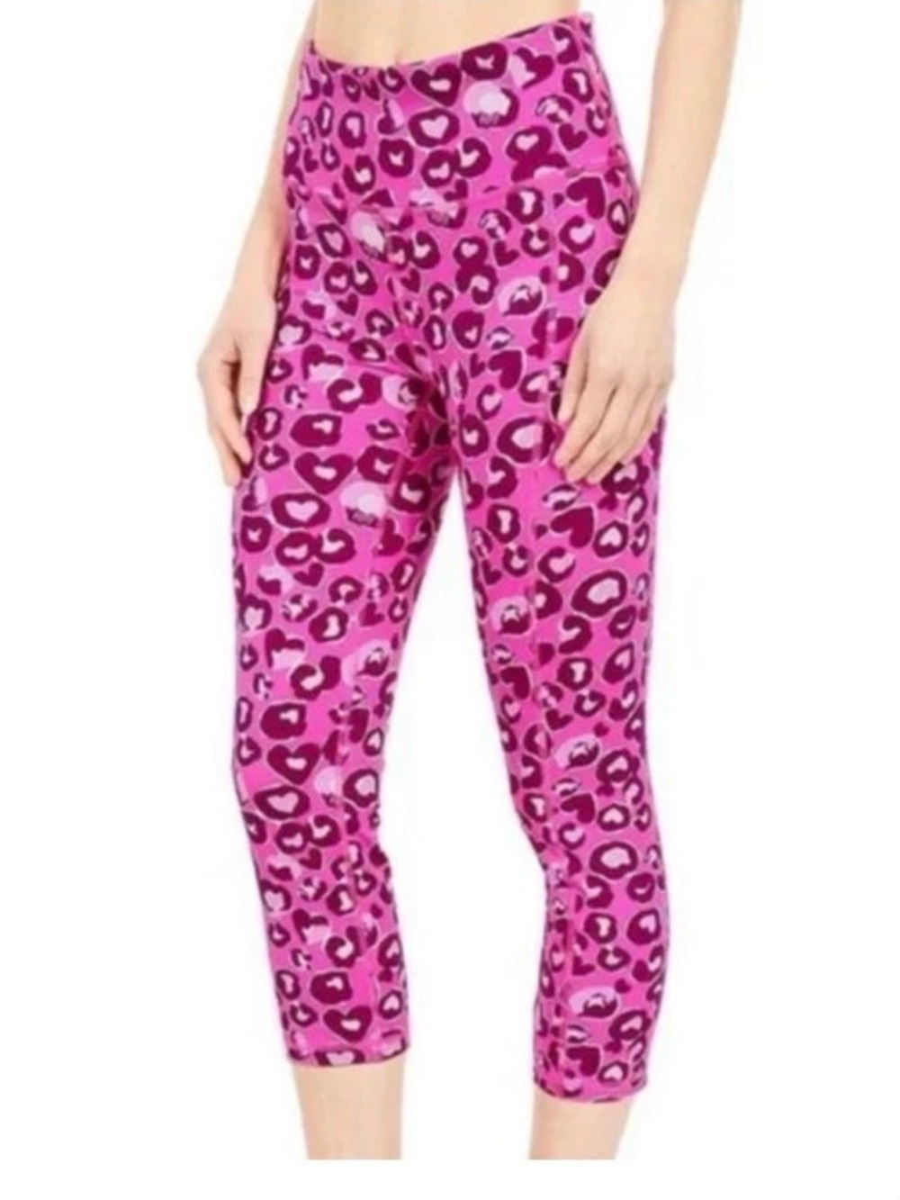 Lilly Pulitzer wekender high rise crop legging in Mandevilla “don’t be a cheetah